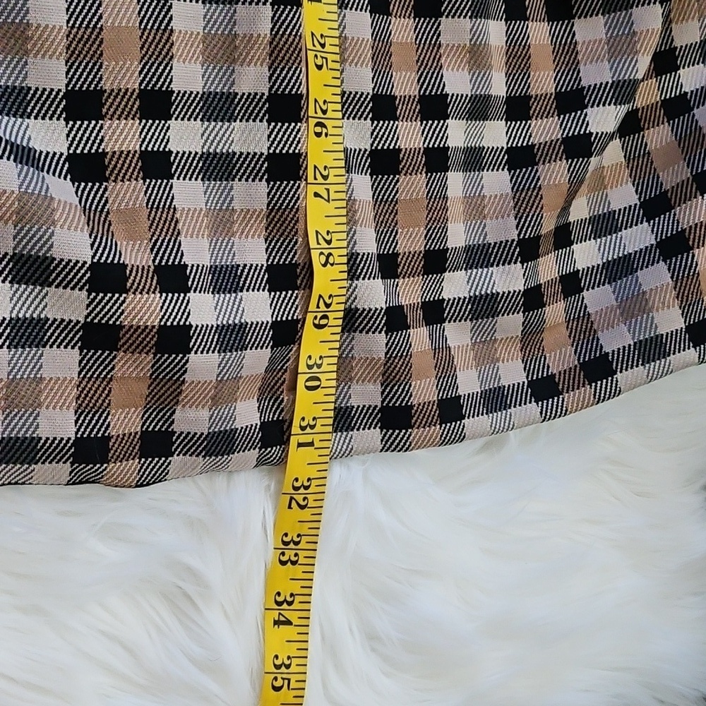 Maurices Caramel, Tan, and Brown Checkered Blazer NWOT - Picture 15 of 16